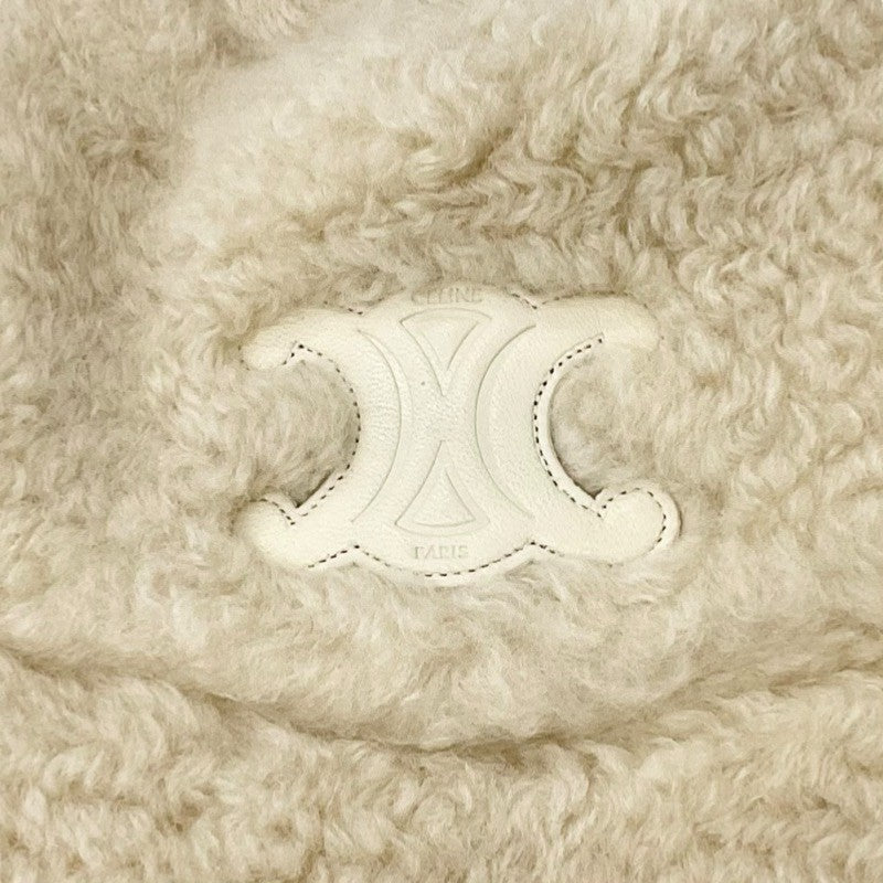 セリーヌ CELINE 帽子 ベージュ トリオンフ ロゴ バケットハット