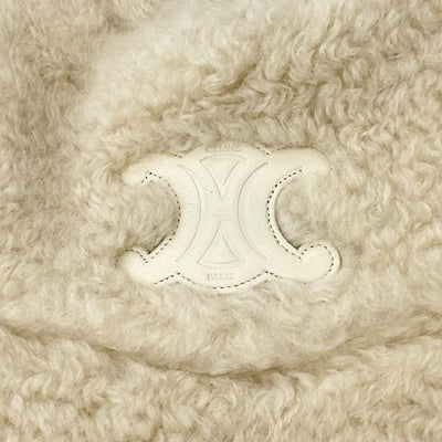 セリーヌ CELINE 帽子 ベージュ トリオンフ ロゴ バケットハット