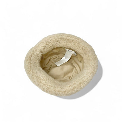 セリーヌ CELINE 帽子 ベージュ トリオンフ ロゴ バケットハット