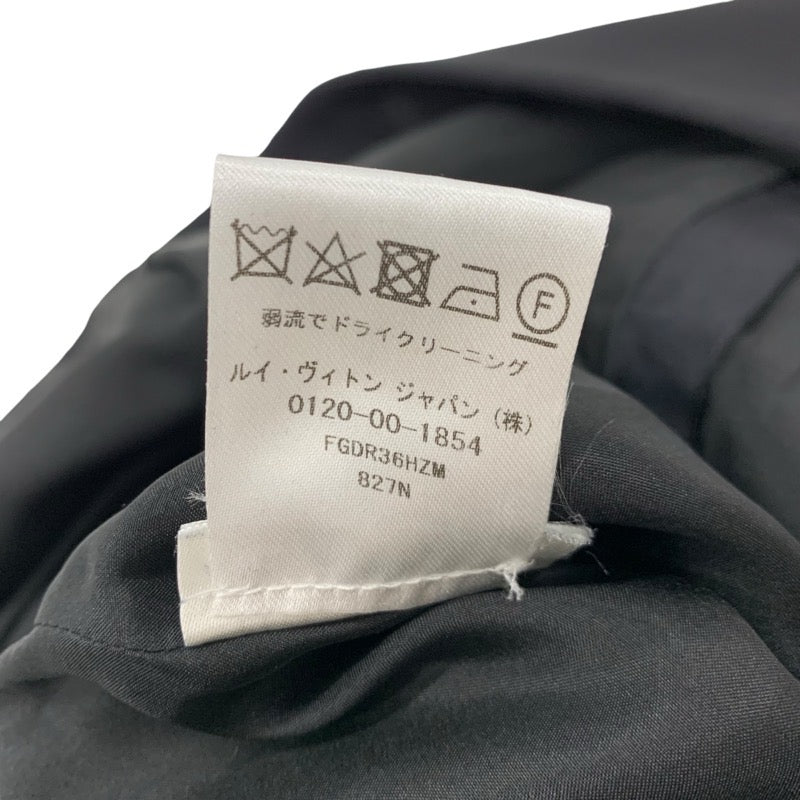 ルイヴィトン LOUIS VUITTON モノグラム ワンピース ブラック ベルト フリル