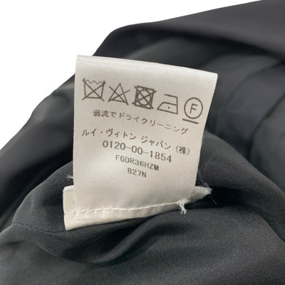 ルイヴィトン LOUIS VUITTON モノグラム ワンピース ブラック ベルト フリル