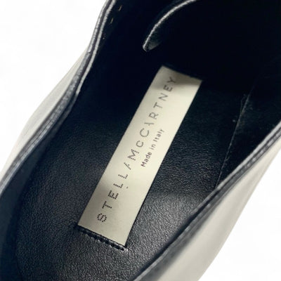 ステラマッカートニー STELLA McCARTNEY エリス スニーカー 靴 シューズ レザー ウッド ブラック 厚底 プラットフォーム レースアップ