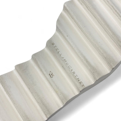 ステラマッカートニー STELLA McCARTNEY エリス スニーカー 靴 シューズ レザー ウッド ブラック 厚底 プラットフォーム レースアップ