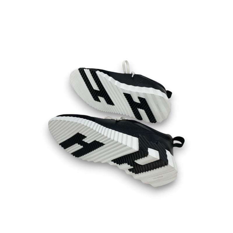 エルメス HERMES バウンシング スニーカー 靴 シューズ レザー スエード ブラック ホワイト 黒