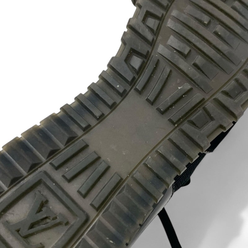 ルイヴィトン LOUIS VUITTON ランアウェイライン モノグラム スニーカー 靴 シューズ レザー スエード ブラック ブラウン LVロゴ インヒール メッシュ