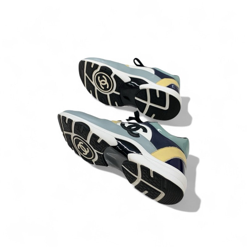 シャネル CHANEL スニーカー 靴 シューズ レザー マルチカラー ココマーク メンズ