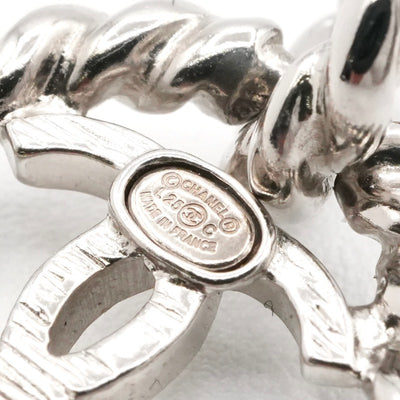 シャネル CHANEL ピアス イヤリング シルバー ココマーク サークル