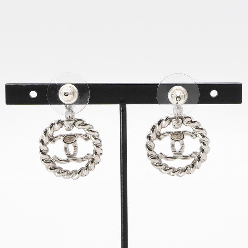 シャネル CHANEL ピアス イヤリング シルバー ココマーク サークル