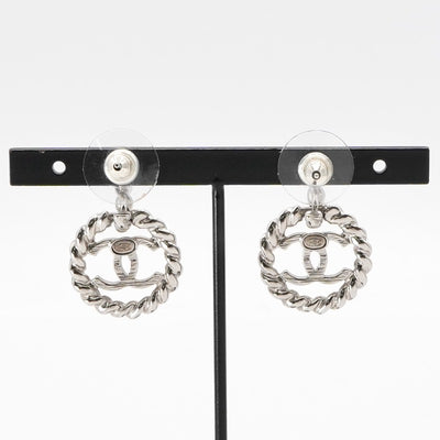 シャネル CHANEL ピアス イヤリング シルバー ココマーク サークル