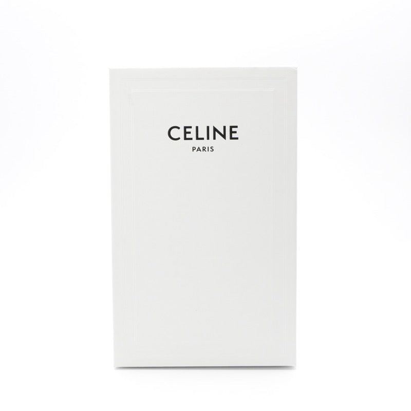 セリーヌ CELINE 携帯・スマホアクセサリー レザー ブラウン トリオンフ ロゴ フォンケース モバイルポーチ ポシェット