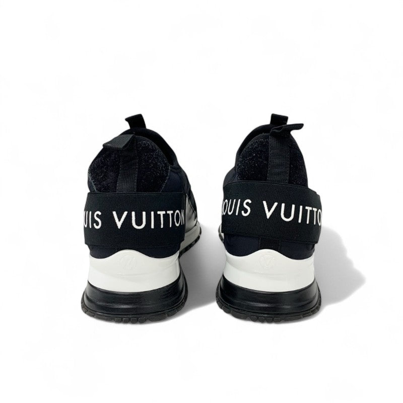 ルイヴィトン LOUIS VUITTON ランアウェイライン モノグラム スニーカー 靴 シューズ ファブリック レザー スエード ブラック ホワイト ロゴ インヒール