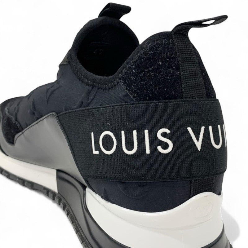 ルイヴィトン LOUIS VUITTON ランアウェイライン モノグラム スニーカー 靴 シューズ ファブリック レザー スエード ブラック ホワイト ロゴ インヒール