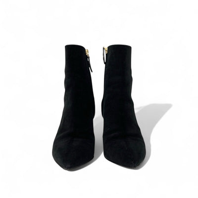 ルイヴィトン LOUIS VUITTON アルティメートライン ブーツ ショートブーツ 靴 シューズ スエード ブラック 黒 ゴールド アンクルブーツ モノグラム