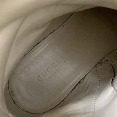 グッチ GUCCI ブーツ ショートブーツ 靴 シューズ レザー ブラック ゴールド ホースビット Bee 刺繍