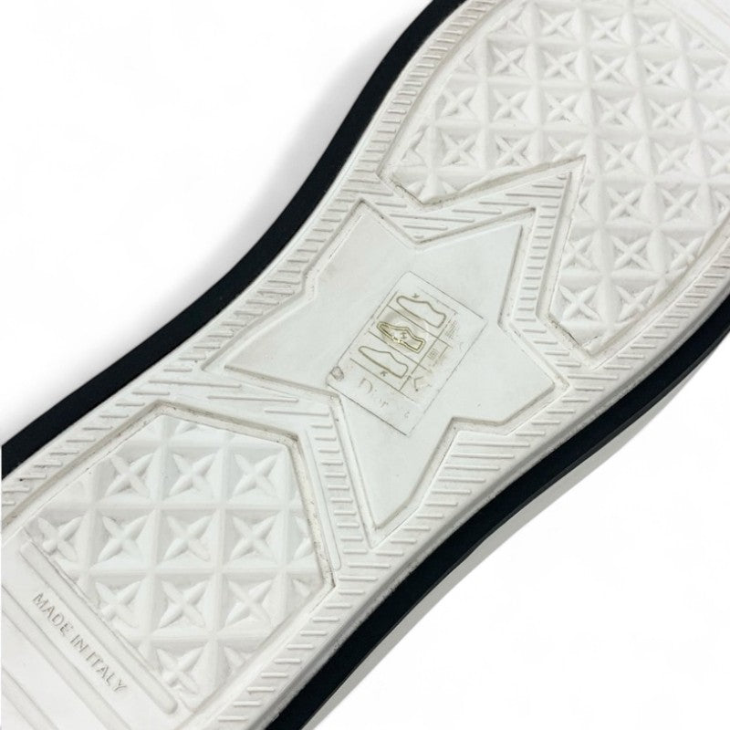 クリスチャンディオール CHRISTIAN DIOR WALK'N'DIOR スニーカー 靴 シューズ ファブリック ムートン ネイビー ホワイト