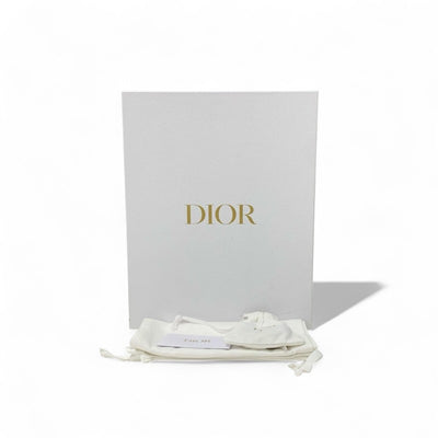 クリスチャンディオール CHRISTIAN DIOR WALK'N'DIOR スニーカー 靴 シューズ ファブリック ムートン ネイビー ホワイト