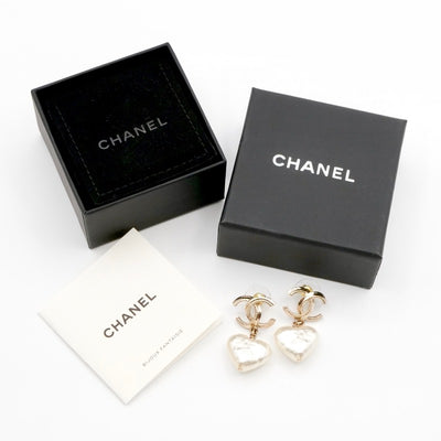 シャネル CHANEL ピアス イヤリング ゴールド ココマーク ハート