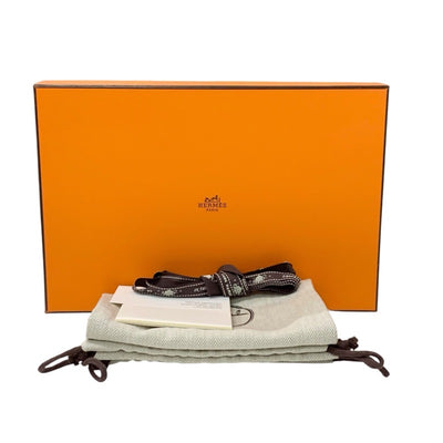 エルメス HERMES イジー サンダル 靴 シューズ レザー ホワイト ミュール