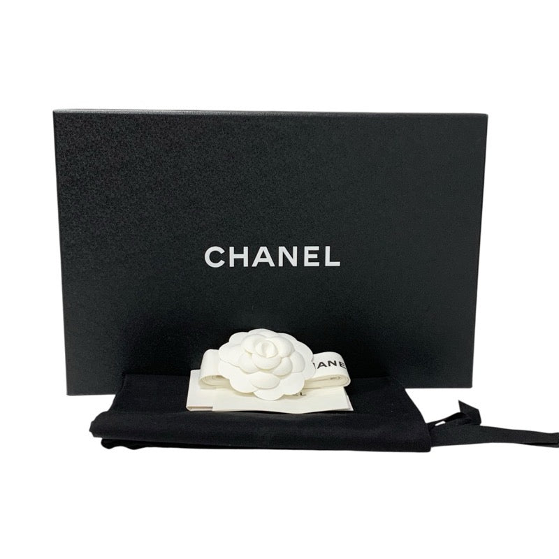 シャネル CHANEL パンプス 靴 シューズ レザー ホワイト ブラック ココマーク ストラップ