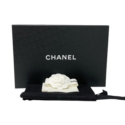 シャネル CHANEL パンプス 靴 シューズ レザー ホワイト ブラック ココマーク ストラップ
