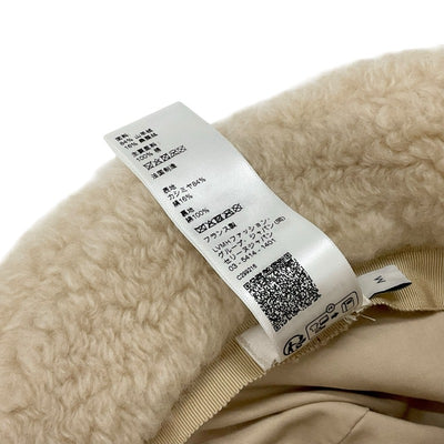 セリーヌ CELINE 帽子 カシミア ベージュ トリオンフ ロゴ バケットハット