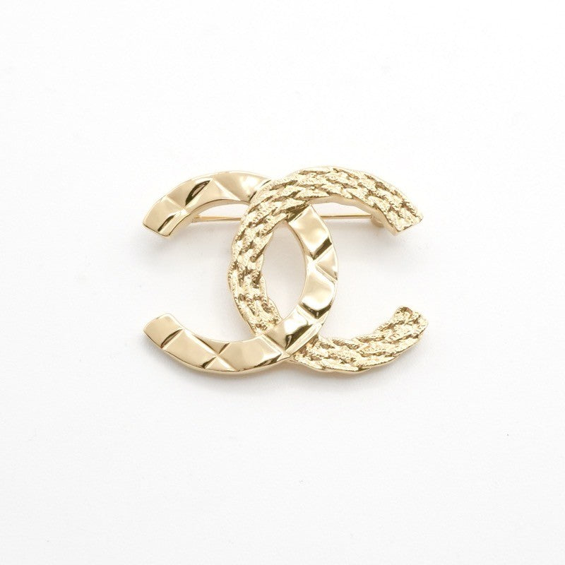 シャネル CHANEL ブローチ コサージュ ゴールド ココマーク