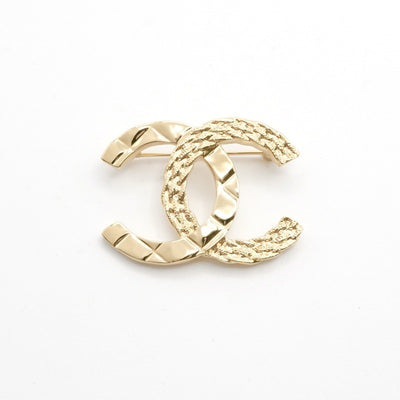 シャネル CHANEL ブローチ コサージュ ゴールド ココマーク