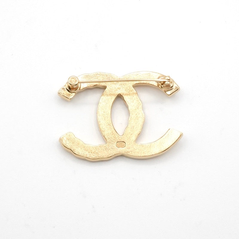 シャネル CHANEL ブローチ コサージュ ゴールド ココマーク