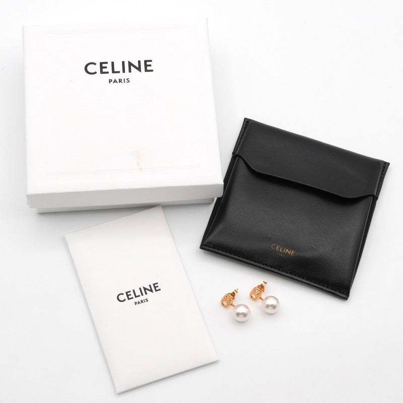 セリーヌ CELINE ピアス イヤリング ゴールド トリオンフ