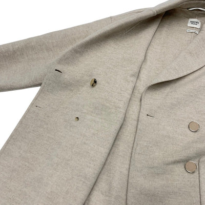 エルメス HERMES アウター カシミヤ ベージュ コート セリエボタン