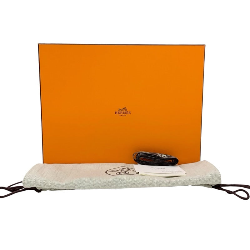 エルメス HERMES エニド サンダル 靴 シューズ レザー ブラック 黒 ベルクロ ストラップ スポーツサンダル