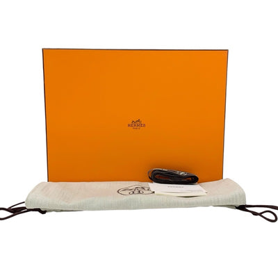 エルメス HERMES エニド サンダル 靴 シューズ レザー ブラック 黒 ベルクロ ストラップ スポーツサンダル