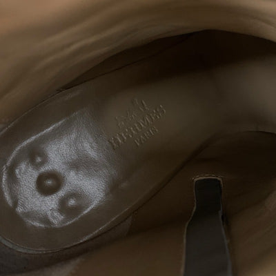 エルメス HERMES ジュウーズ ブーツ ショートブーツ 靴 シューズ レザー グレージュ シルバー ケリー金具