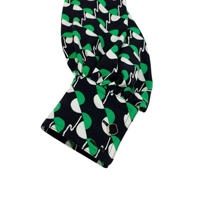 ルイヴィトン LOUIS VUITTON ワンピース ウール ブラック グリーン モノグラム ドレス ニット