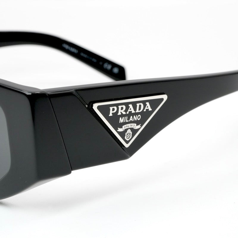プラダ PRADA サングラス ブラック シルバー トライアングルロゴ アイウェア ユニセックス
