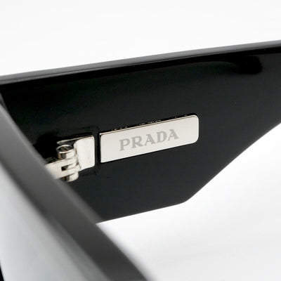 プラダ PRADA サングラス ブラック シルバー トライアングルロゴ アイウェア ユニセックス