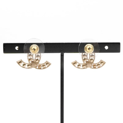 シャネル CHANEL ピアス イヤリング ゴールド ホワイト ココマーク