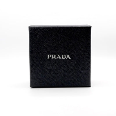 プラダ PRADA ポーチ ピンク ゴールド 未使用 トライアングルロゴ サフィアーノレザー ミニポーチ チャーム ケース