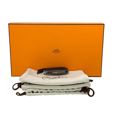 エルメス HERMES オアジス サンダル 靴 シューズ レザー ホワイト ミュール