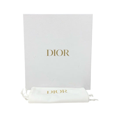クリスチャンディオール CHRISTIAN DIOR DIORACT サンダル 靴 シューズ ラムスキン アイボリー ゴールド ロゴ ベルクロストラップ