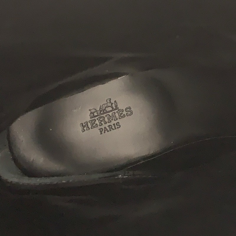 エルメス HERMES フジ ブーツ ロングブーツ 靴 シューズ レザー アイボリー エクスリブリス キルティング