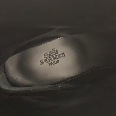 エルメス HERMES フジ ブーツ ロングブーツ 靴 シューズ レザー アイボリー エクスリブリス キルティング