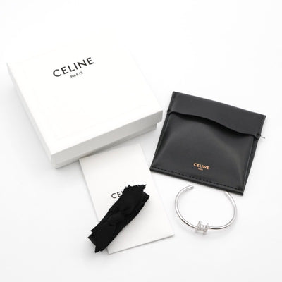 セリーヌ CELINE ブレスレット バングル カフ シルバー トリオンフ アシンメトリック カフ