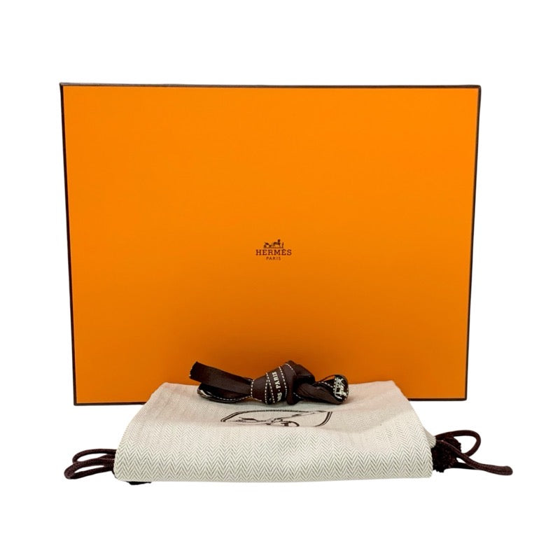 エルメス HERMES オラン サンダル 靴 シューズ レザー ブラウン フラット ミュール