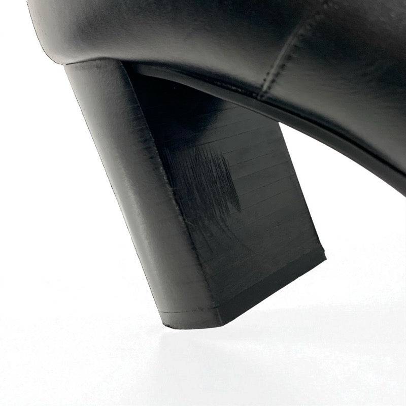 クリスチャンディオール CHRISTIAN DIOR D-Town ブーツ ショートブーツ 靴 シューズ レザー ブラック ゴールド ロゴ