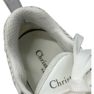 クリスチャンディオール CHRISTIAN DIOR Dior Vibe スニーカー 靴 シューズ レザー ラバー ファブリック ホワイト グレー ロゴ