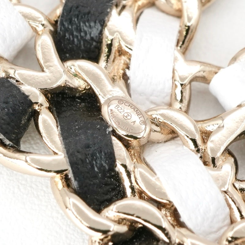 シャネル CHANEL ブローチ コサージュ ゴールド ブラック ホワイト ココマーク