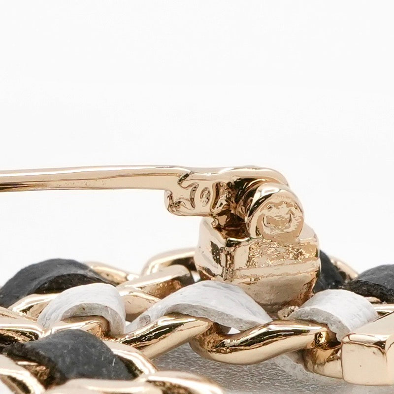 シャネル CHANEL ブローチ コサージュ ゴールド ブラック ホワイト ココマーク
