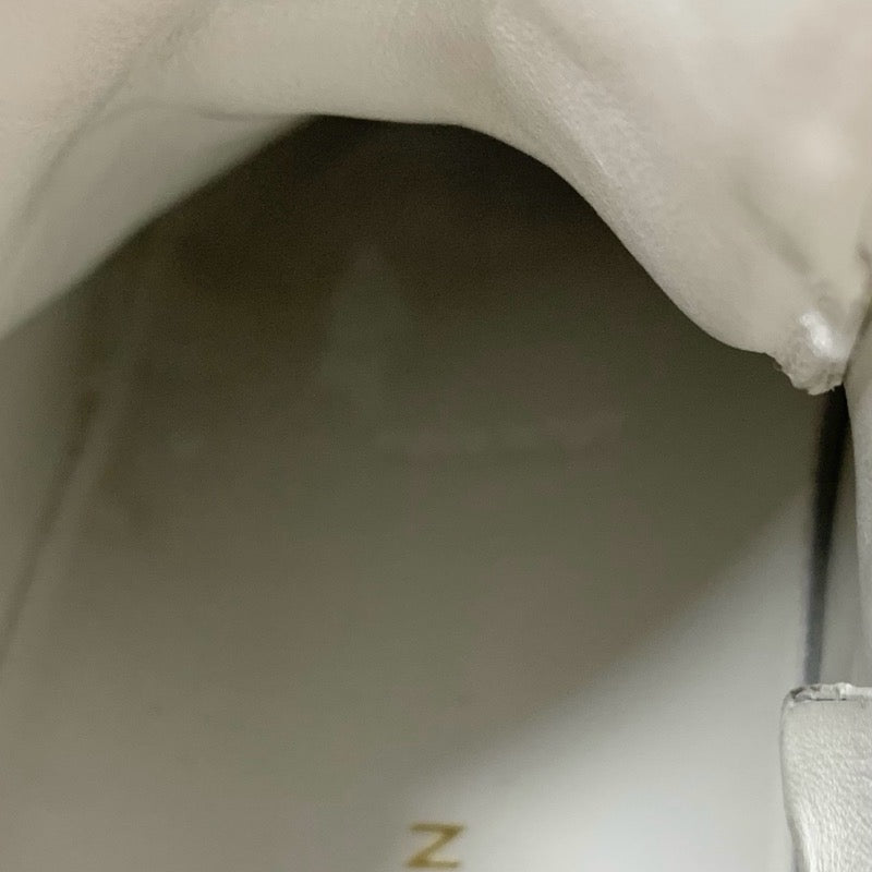 ルイヴィトン LOUIS VUITTON ステラーライン モノグラム スニーカー 靴 シューズ レザー ホワイト ブラウン ロゴ パンチング ハイカット