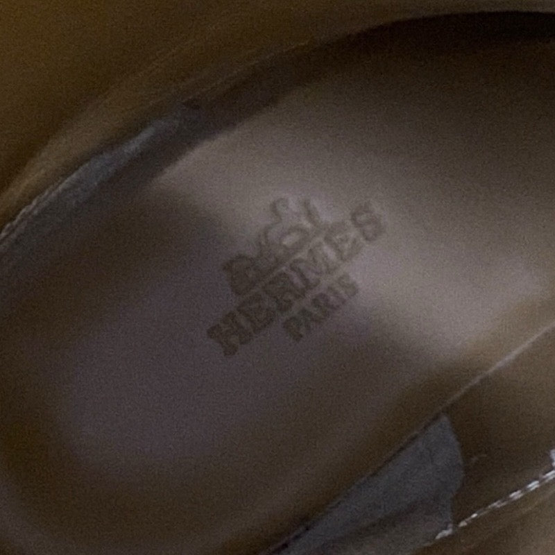 エルメス HERMES フォースティン ブーツ ロングブーツ 靴 シューズ レザー ブラック 黒 シルバー ケリー金具